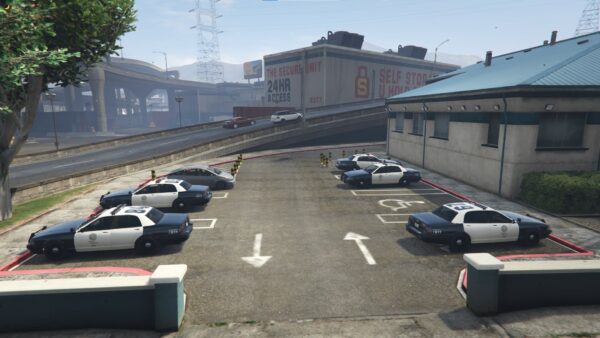 Parkeerplaats Politiebureau La Mesa - Afbeelding 3