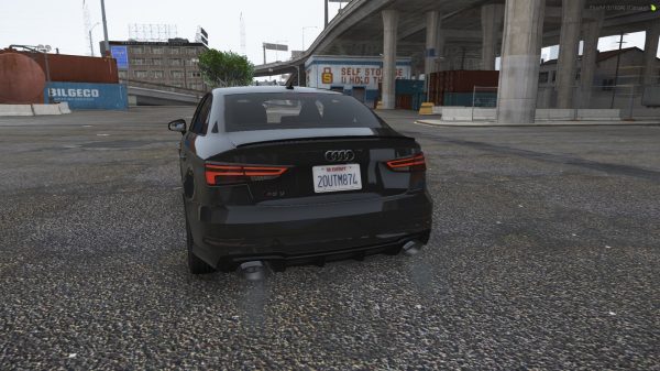 Unmarked Audi RS3 2020 Sedan - Afbeelding 3
