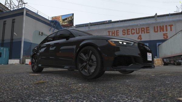 Unmarked Audi RS3 2020 Sedan - Afbeelding 4